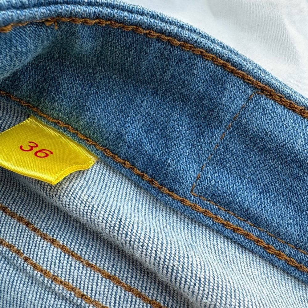 Patchwork Denim Jeans - image 4